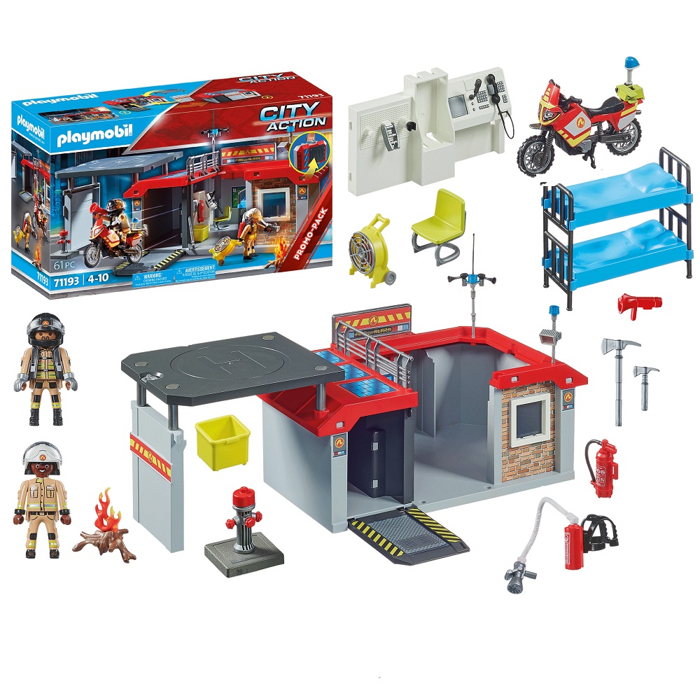 PLAYMOBIL® 71193 - 71195 City Action Fire Rescue Promo Packs 
