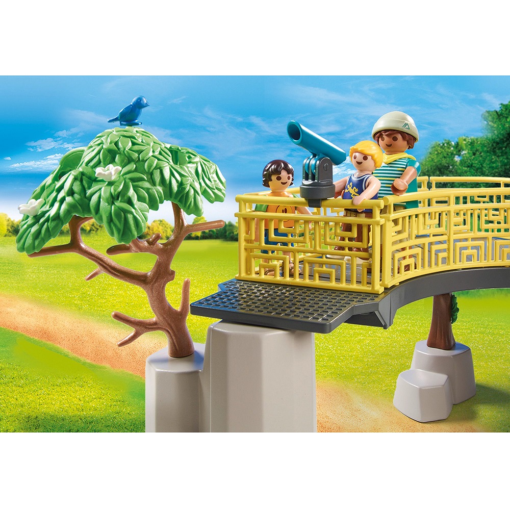 playmobil family fun 71190 przygoda w zoo, figurki zwierzatek, duże zoo, żyrafy, pingwiny, małe zoo, zabawki Nino Bochnia, pomysł na prezent dla 5 latka lubiącego zwierzątka