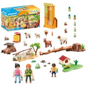 playmobil family fun 71191 mini zoo, playmobil zwierzątka, zoo, zabawki Nino Bochnia, pomysł na prezent dla 5 letniego dziecka
