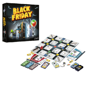 trefl gra black friday 02299, gra zręcznościowa, gra z zakupami, gra strategiczna, gra rodzinna, zabawki Nino Bochnia