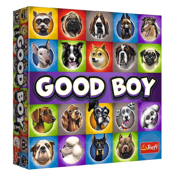 trefl gra good boy 02288, gra dla miłośników zwierząd, gra dla miłośników psów, fajna gra dla dzieci z psami, zabawki Nino Bochnia