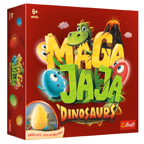 trefl gra magajaja dinosaurs 02281, gra rodzinna dla dzieci, zabawki Nino Bochnia