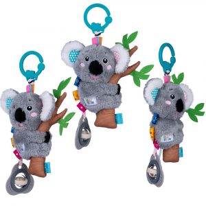 Dumel discovery BaliBaZoo zawieszka koala dyzio bb81097, zawieszka pluszowa dla maluszka, pomysł na prezent dla noworodka, co kupić dziecku 3 miesięcznemu, zabawki Nino Bochnia, pluszowa zawieszka do wózka