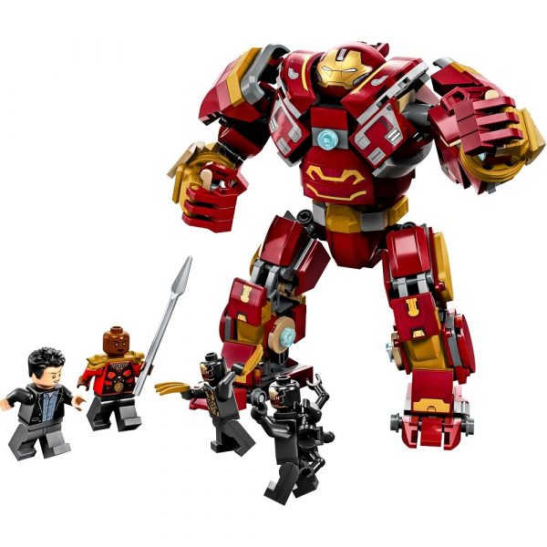Klocki lego Marvel 76247 Hulkbuster bitwa o Wakandę, zabawki Nino Bochnia, pomysł na prezent dla 8 latka, klocki lego avengers, lego 76247
