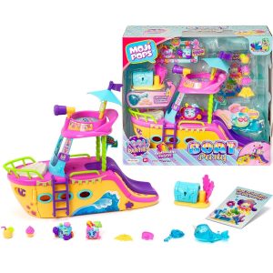 Magic box moji pops boat party imprezowa łódka, zabawki Nino Bochnia, pomysł na prezent dla 5 latki, moji pops, łódka mojipops