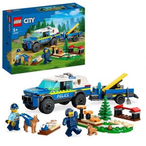 klocki lego City 60369 Szkolenie psów policyjnych w terenie, klocki lego city, zabawki nino Bochnia, lego city 60369