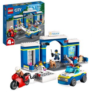 klocki lego City 60370 Posterunek policji pościg, zabawki Nino Bochnia, klocki lego dla dziecka od 4 lat, lego city 60370, lego policja