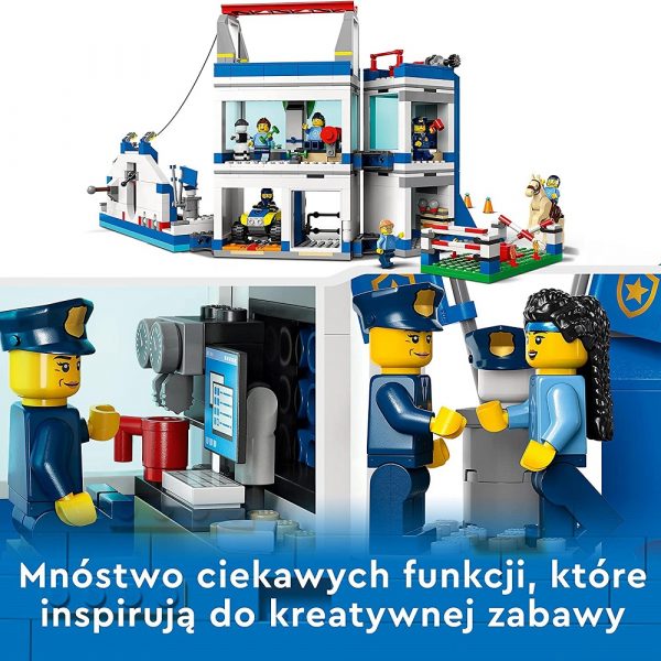 klocki lego City 60372 Akademia policyjna, zabawki Nino Bochnia, lego city 60372, policja z klocków lego