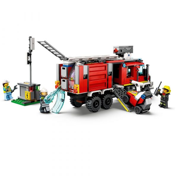 klocki lego City 60374 Terenowy pojazd straży pożarnej, zabawki Nino Bochnia, lego city straż pożarna, wóż strażacki z lego, lego 60374, pomysł na prezent dla 6 latka