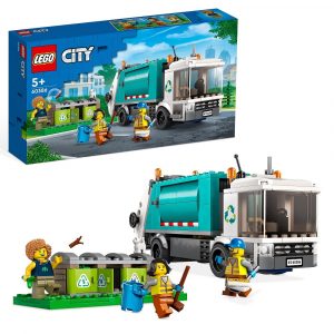 klocki lego City 60386 Ciężarówka recyklingowa, zabawki Nino Bochnia, pomysł na prezent dla 5 latka, lego ciężarówka, nowości styczeń 2023