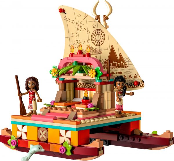 klocki lego Disney Princess 43210 Katamaran Vaiany, zabawki Nino Bochnia, pomysł na prezent dla dziewczynki na 6 urodziny, lego Vaiana, nowości lego styczeń 2023