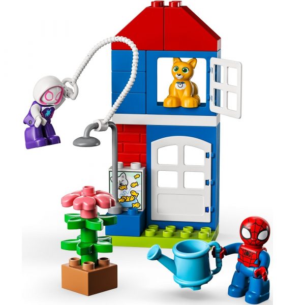 klocki lego Duplo 10995 Spider-Man zabawa w dom, zabawki Nino Bochnia, pomysł na prezent dla 2 latka, lego duplo spiderman, lego 10995,