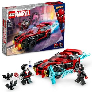 klocki lego Marvel 76244 Miles Morales kontra Morbius, zabawki Nino Bochnia, klocki lego Spiderman, pomysł na prezent dla 7 latka