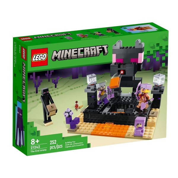 klocki lego Minecraft 21242 Arena Endu, nowości lego minecraft, nowości lego styczeń 2023, lego minecraft, lego 21242, zabawki Nino Bochnia, klocki Lego dla chłopca od 8 lat