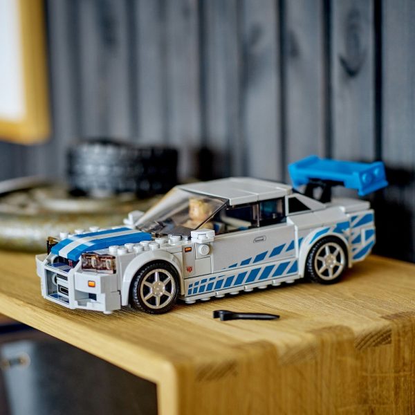klocki lego Speed Champions 76917 Nissan Skyline GT-R R34 z filmu Za szybcy za wściekli, zabawki Nino Bochnia, pomysł na prezent dla chłopca 9 letniego, lego speed champions, lego 76917