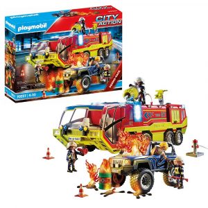 Playmobil city action 70557 akcja straży pożarnej z pojazdem gaśniczym, zabawki Nino Bochnia, pojazd straży pożarnej, straż pożarna playmobil, pomysł na prezent dla 6 latka