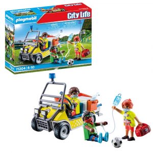 playmobil city life 71204 samochód ratunkowy, zabawki Nino Bochnia, ratownicy medyczni