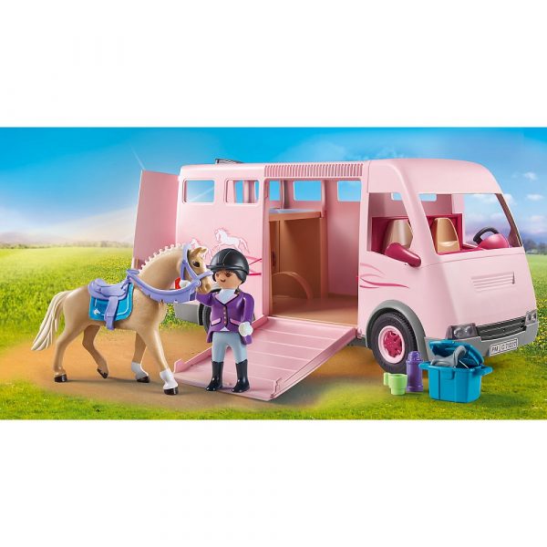 playmobil country 71237 transporter koni, zabawki Nino Bochnia, pomysł na prezent dla 5 latki, co kupić dziewczynce lubiącej koniki