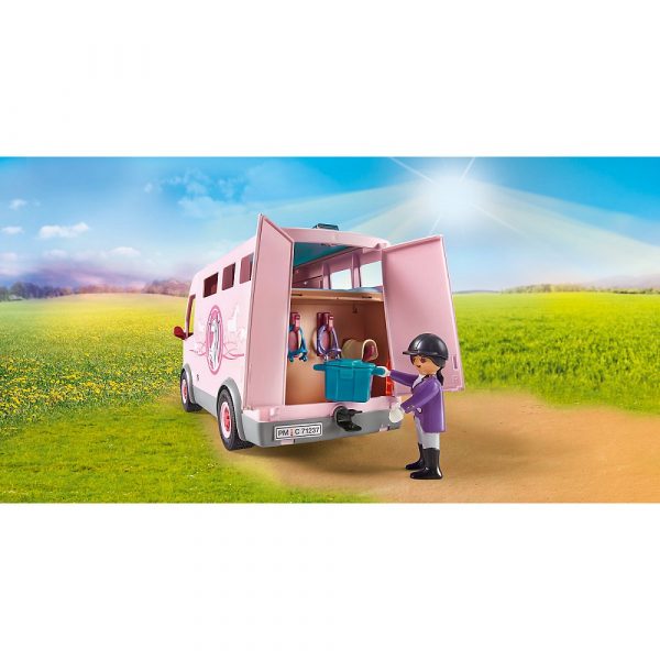playmobil country 71237 transporter koni, zabawki Nino Bochnia, pomysł na prezent dla 5 latki, co kupić dziewczynce lubiącej koniki