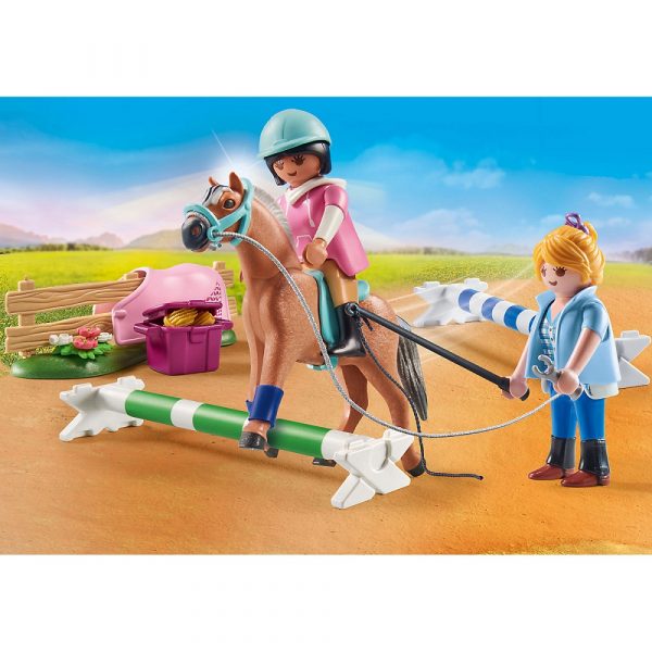 playmobil country 71242 nauka jazdy konnej, zabawki nino Bocnia, pomysł na prezent dla dziewczynki lubiącej koniki, konie Playmobil, figurka konia
