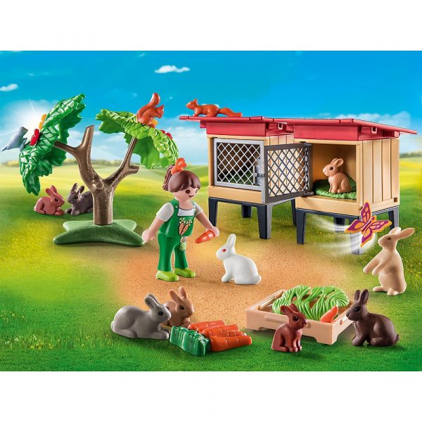 playmobil country 71252 klatki z królikami, zabawki Nino Bochnia