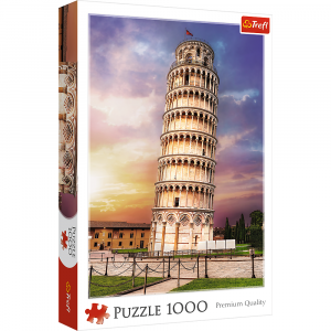 trefl puzzle 1000 el wieża w pizie 10441, zabawki Nino Bochnia, puzzle 1000 elementów, puzzle z krajobrazem