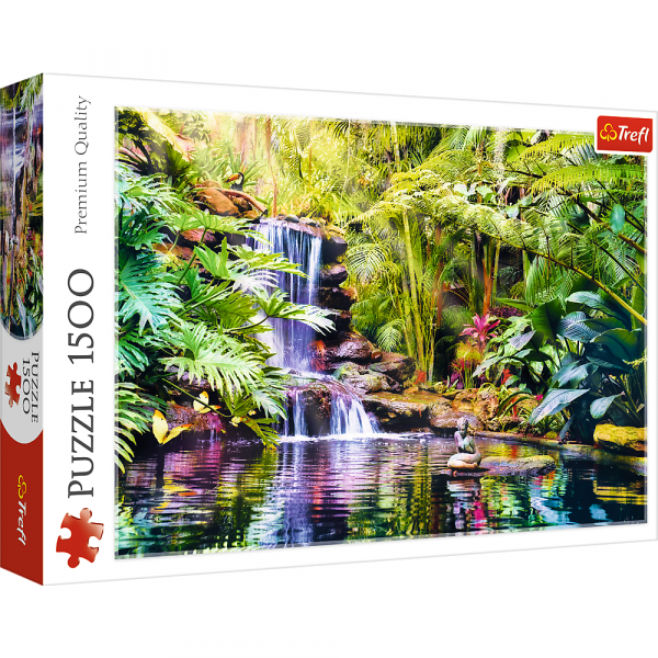 trefl puzzle 1500 el oaza spokoju 26187, zabawki Nino Bochnia, puzzle 1500 elementów, puzzle z krajobrazem