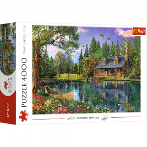 trefl puzzle 4000 el popołudniowa sielanka 45005, zabawki Nino Bochnia, puzzle z widokiem, puzzle 4000 elementów