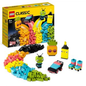 Klocki lego Classic 11027 Kreatywna zabawa neonowymi kolorami, zabawki Nino Bochnia, lego classic 11027, zabawki Nino Bochnia