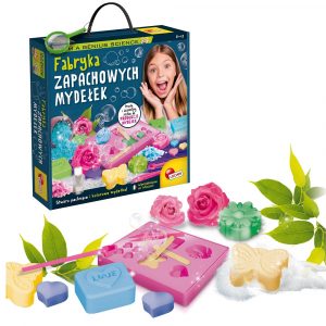 Lisciani mały geniusz fabryka zapachowych mydełek 67152, zabawki nino Bochnia, pomysł na prezent dla 8 latki, jak zrobić mydełka, mały chemik, zestaw kreatywny do robienia mydeł