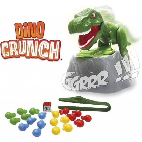 goliath gra zręcznościowa dino crunch, zabawki Nino Bochnia, gra zręcznościowa dla 4 latka, gra z dinozaurem, gra dinozaur