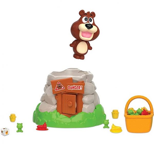goliath gra zręcznościowa stary niedźwiedź, zabawki Nino Bochnia, pomysł na prezent na 4 urodziny, gra dla 4 letniego dziecka, gra zręcznościopwa z misiem, gra z niedźwiadkiem