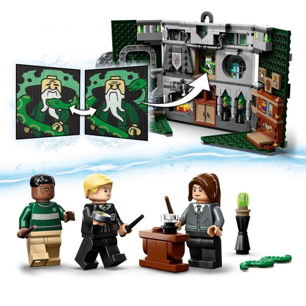 klocki Lego Harry Potter 76410 Flaga Slytherinu, zabawki Nino Bochnia, pomysł na prezent dla fana Harrego Pottera, lego harry p[otter, lego nowości marzec 2023