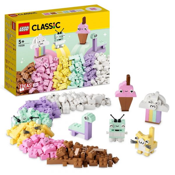 klocki lego Classic 11028 Kreatywna zabawa pastelowymi kolorami, zabawki Nino Bochnia. pomysł na prezent dla 7 letniej dziewczynki, lego classic 11028