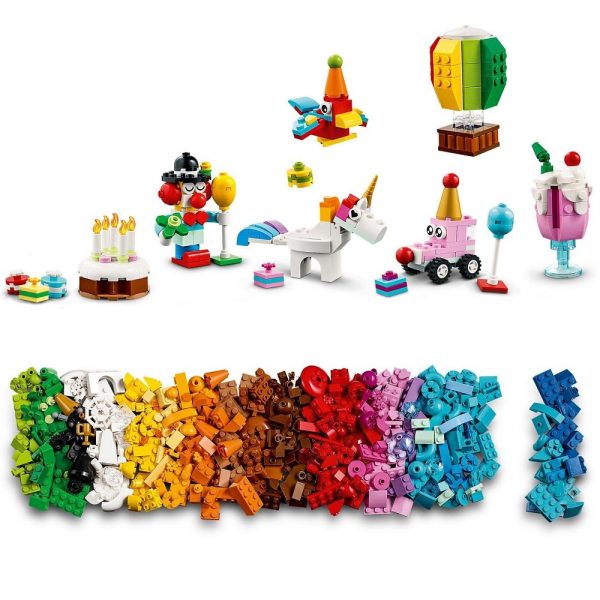 klocki lego Classic 11029 Kreatywny zestaw imprezowy, klocki lego classic, zabawki nino Bochnia, pomysł na prezent dla 6 latka, lego classic 11029