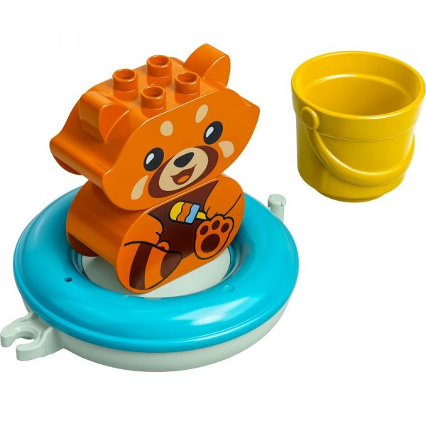 klocki lego Duplo 10964 Zabawa w kąpieli pływająca czerwona panda, zabawki Nino Bochnia, pomysł na prezent dla 18 miesięcznego maluszka, zabawki Nino Bochnia