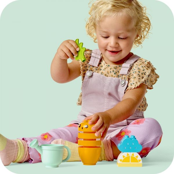 klocki lego Duplo 10981 Rosnąca Marchewka, zabawki Nino Bochnia, pomysł na prezent dla 18 miesięcznego dziecka, marchewka z klocków