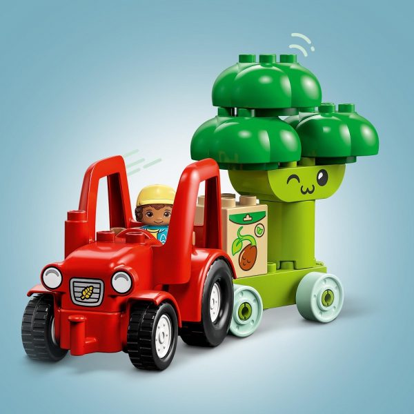 klocki lego Duplo 10982 Traktor z warzywami i owocami, zabawki Nino Bochnia, traktor lego duplo, owoce i warzywa z klocków, klocki dla maluszków, pomysł na prezent dla 2 latka