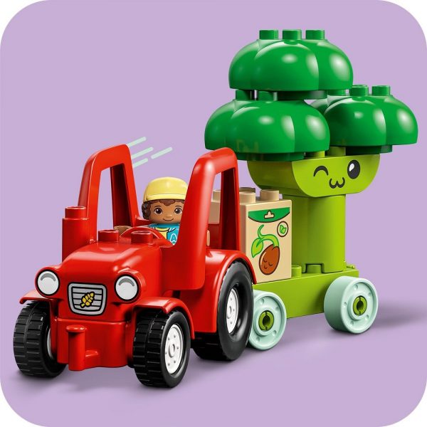 klocki lego Duplo 10982 Traktor z warzywami i owocami, zabawki Nino Bochnia, traktor lego duplo, owoce i warzywa z klocków, klocki dla maluszków, pomysł na prezent dla 2 latka