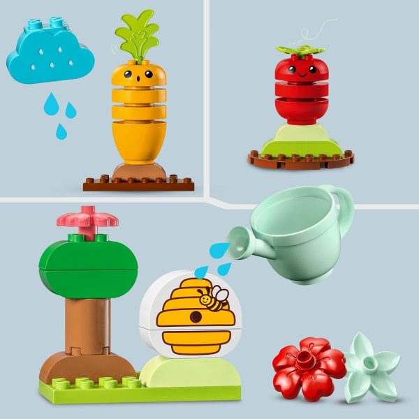 klocki lego Duplo 10984 Ogród uprawowy, zabawki nino Bochnia, pomysł na prezent dla maluszka, warzywa z klocków lego