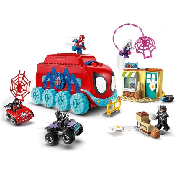 klocki lego super heroes 10791 Mobilna kwatera drużyny Spider-Mana, zabawki nino Bochnia, pomysł na prezent dla 4 latka, lego spider man, zabawki Nino Bochnia
