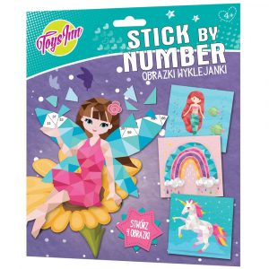 toys inn obrazki wyklejanki magic 7366, zabawki nino bochnia, wyklejanie po numerach, zestaw kreatywny dla 5 letnich dzieci