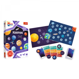 trefl gra mistrz wiedzy kosmos 01956, zabawki Nino Bochnia, gra edukacyjna dla 6 latka, gra z kosmosem, gra o kosmosie