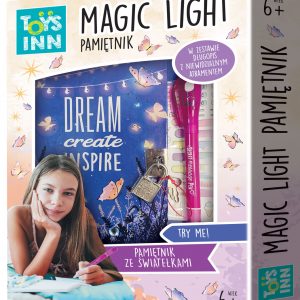 Toys inn sekretny pamiętnik magic light dreams 7830, zabawki Nino Bochnia, magiczny pamiętnik, pamiętnik na kłódkę, świecący pamiętnik