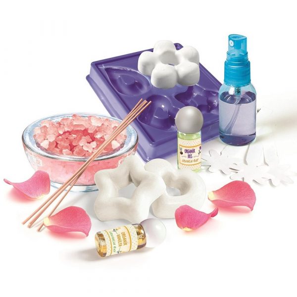 clementoni naukowa zabawa pachnące esencje 50754, zabawki nino Bochnia, pomysł na prezent dla dziewczynki na 7 urodziny, zestaw kreatywny do tworzenia zapachów i perfum, jak zrobić perfumy dla dzieci