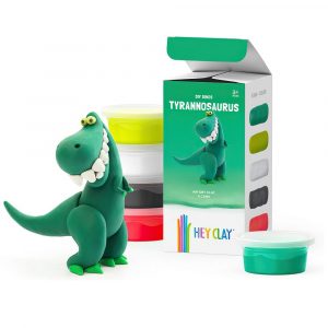 hey clay masa plastyczna dinozaur tyranozaur rex ciastolina, zabawki Nino Bochnia, hey clay piankolina