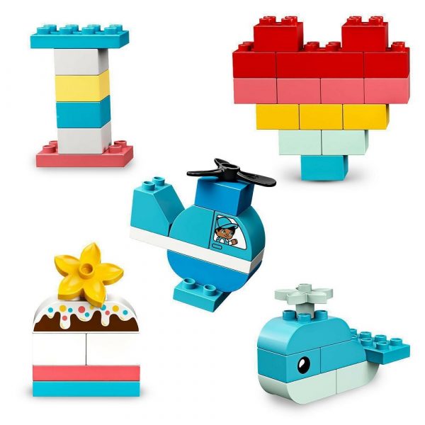 klocki lego Duplo 10909 Pudełko z serduszkiem, zabawki nino Bochnia, klocki lego duplo, uniwersalne klocki lego duplo