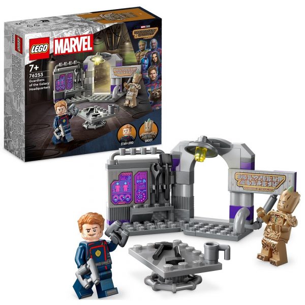 klocki lego Marvel 76253 Kwatera Strażników Galaktyki, lego strażnicy galaktyki, lego 76253, nowości lego kwiecień 2023