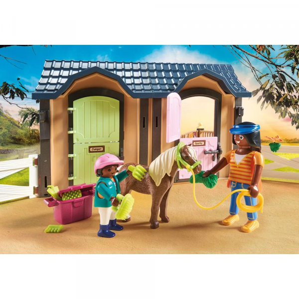 playmobil country 70995 nauka jazdy konnej z boksami dla koni, zabawki nino Bochnia, pomysł na prezent dla 6 latki, co kupić dziewczynce lubiącej koniki