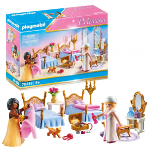 playmobil princess 70453 sypialnia księżniczek, zabawki Nino Bochnia, sypialnia dla małych figurek, co kupić dziewczynce na 5 urodziny, fajny prezent dla 5 latki